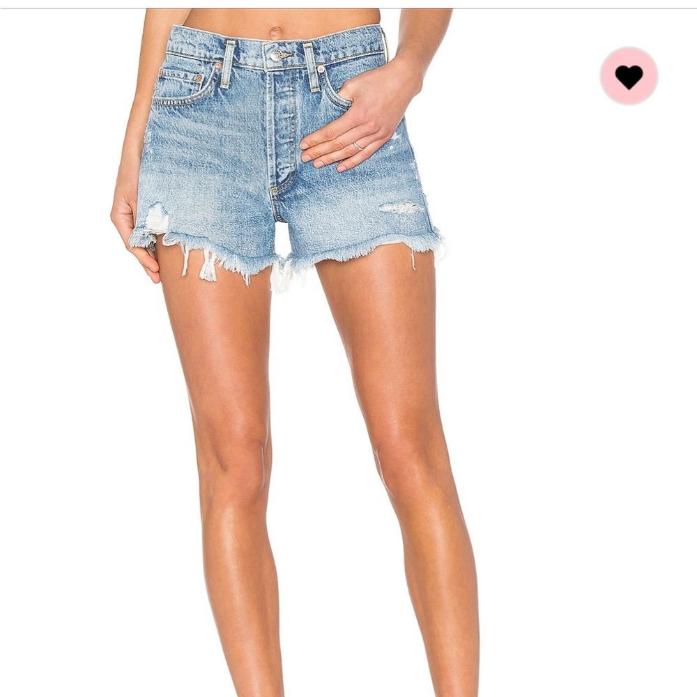 Agolde Parker vintage cutoff short - color is swapmeet